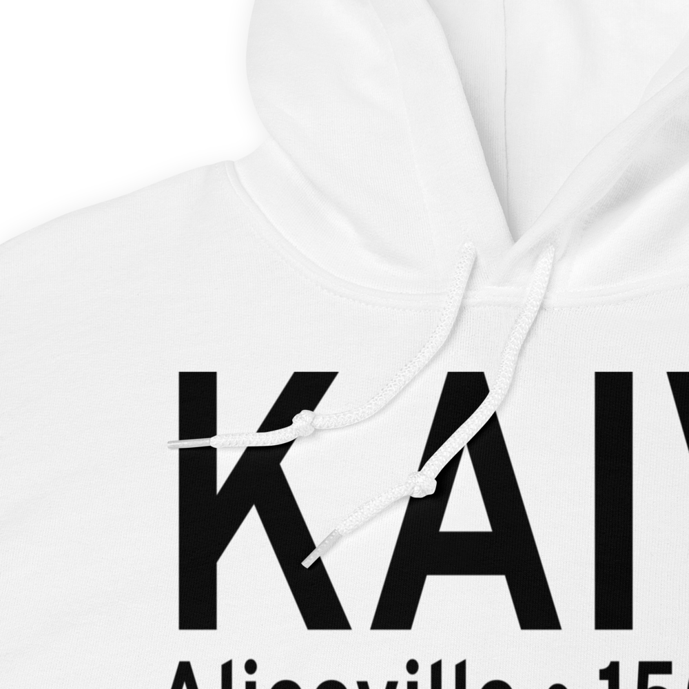 George Downer Airport (KAIV) ICAO Hoodie Sweatshirt 