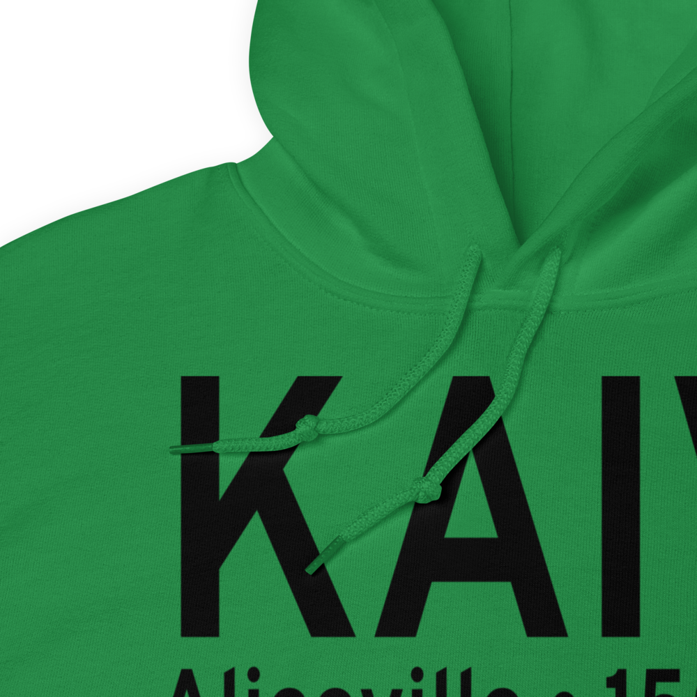 George Downer Airport (KAIV) ICAO Hoodie Sweatshirt 