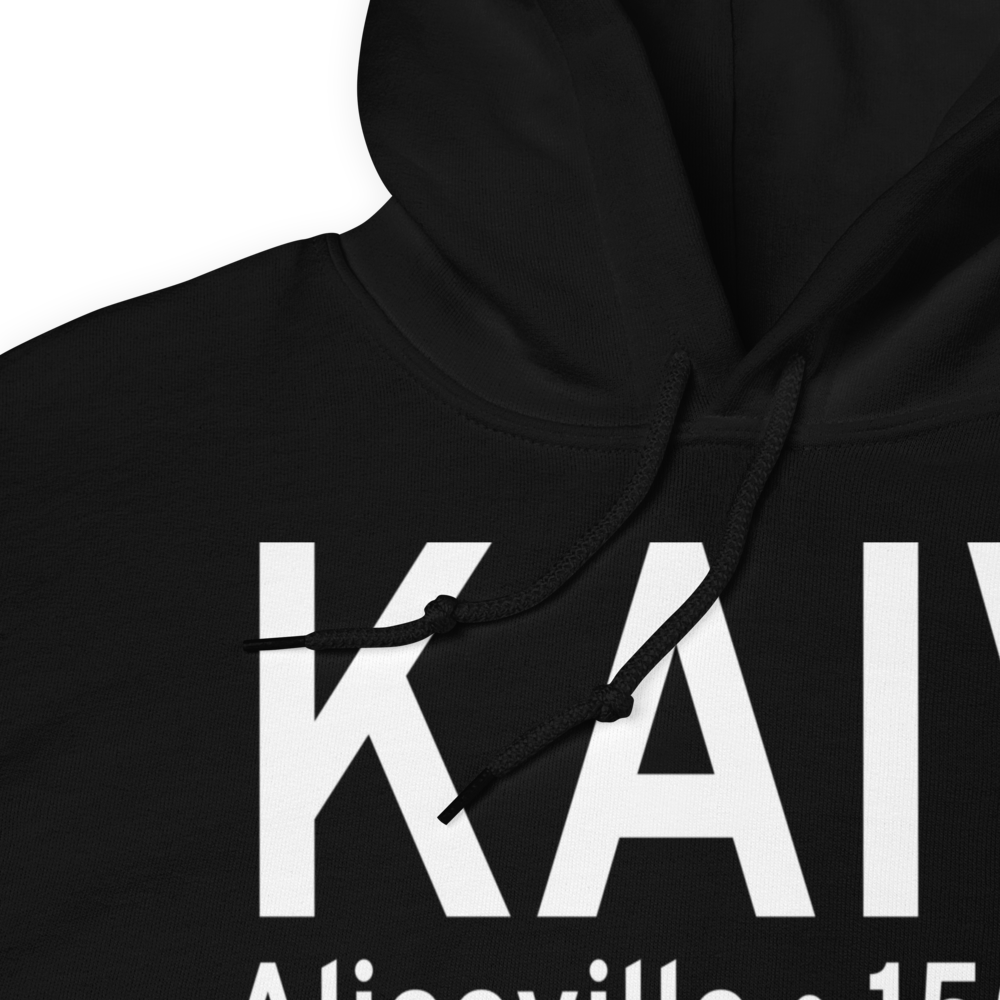 George Downer Airport (KAIV) ICAO Hoodie Sweatshirt 