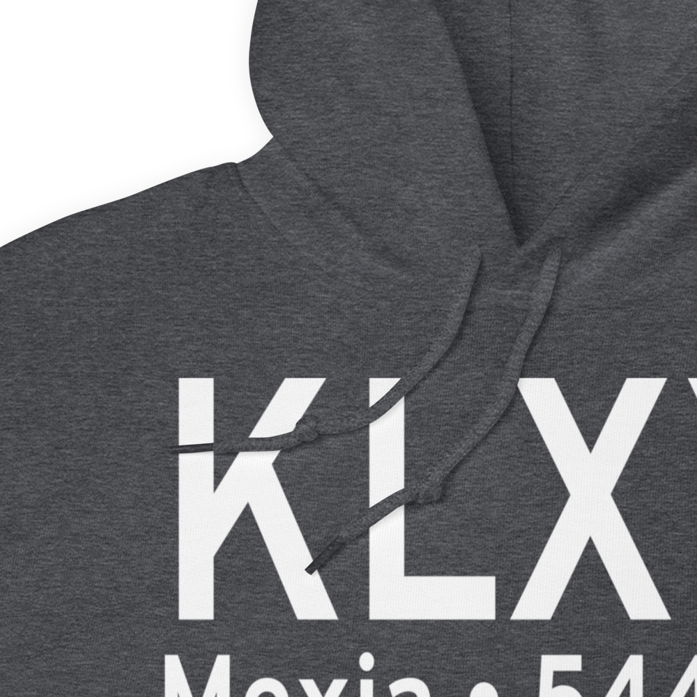Mexia Limestone County Airport (KLXY) ICAO Hoodie Sweatshirt 