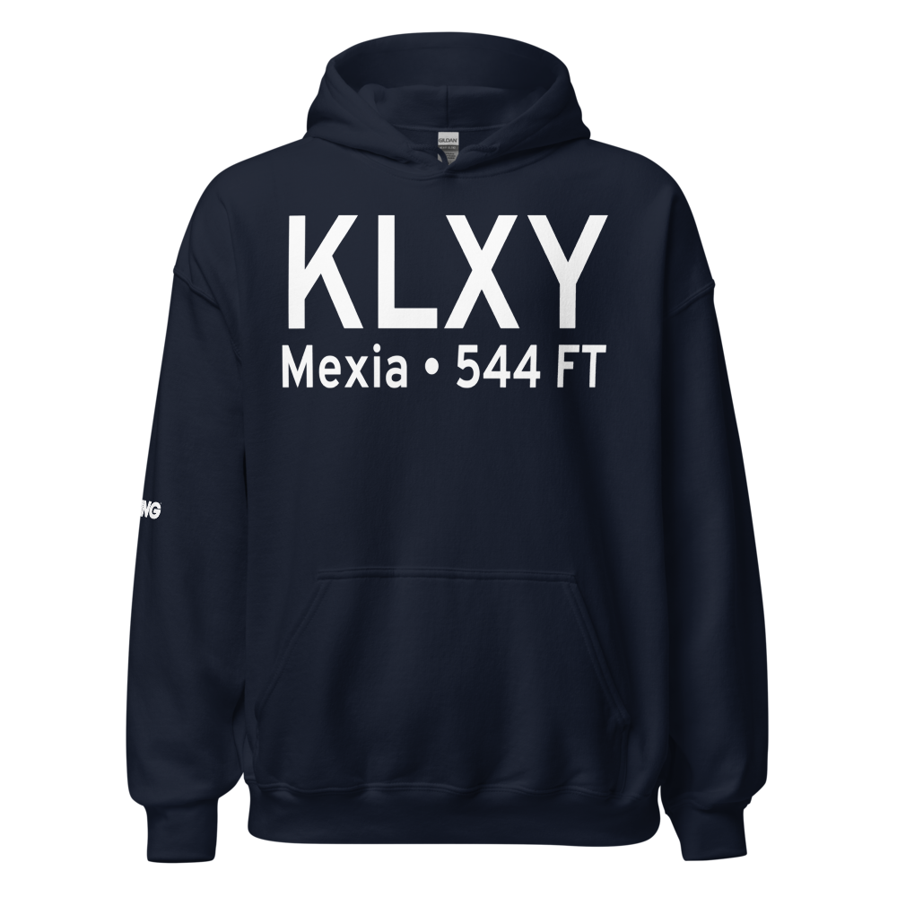 Mexia Limestone County Airport (KLXY) ICAO Hoodie Sweatshirt 