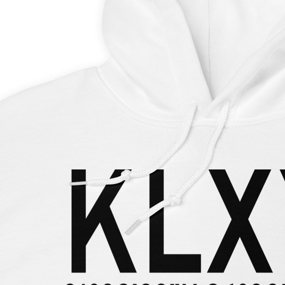Mexia Limestone County Airport (KLXY) ICAO Hoodie Sweatshirt 