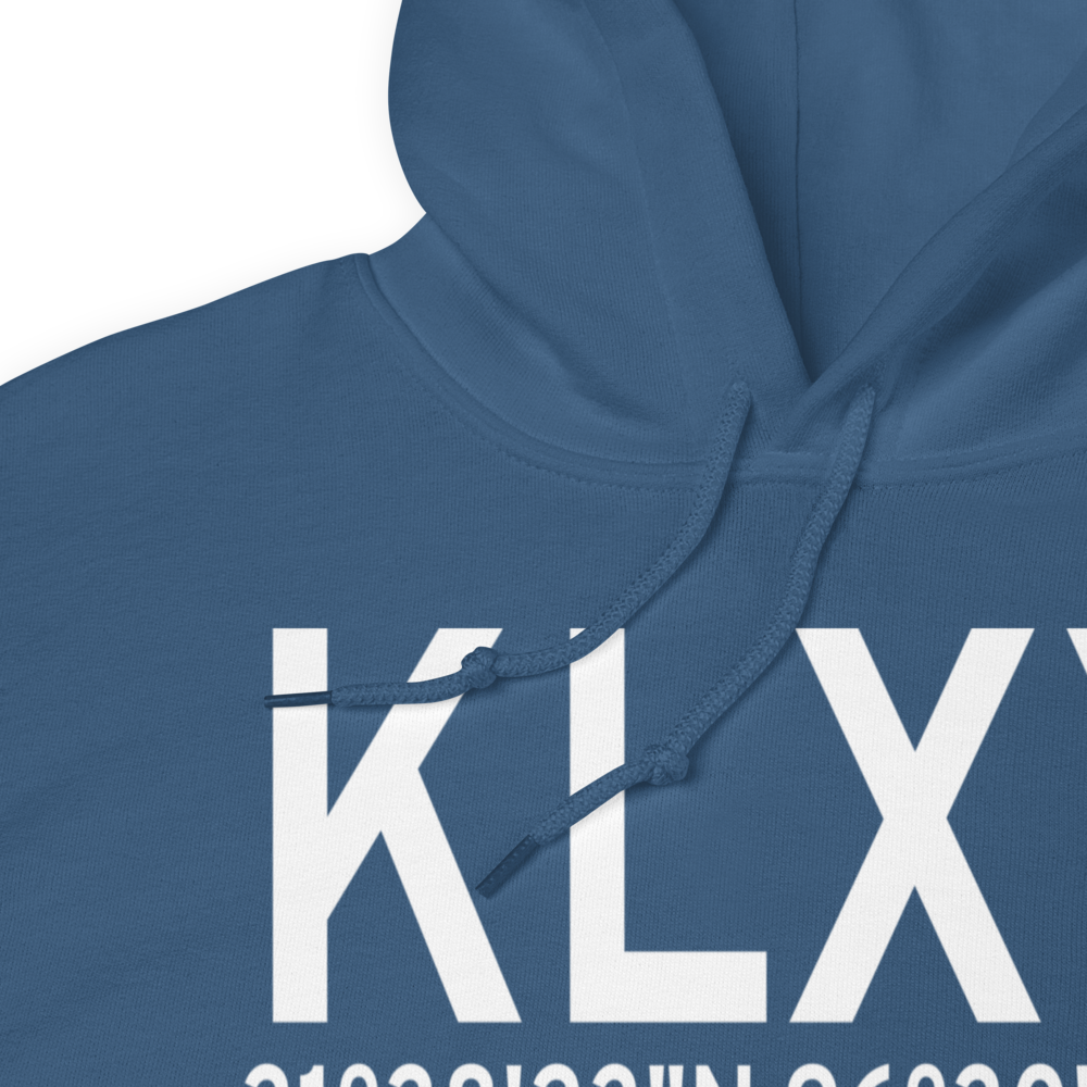 Mexia Limestone County Airport (KLXY) ICAO Hoodie Sweatshirt 