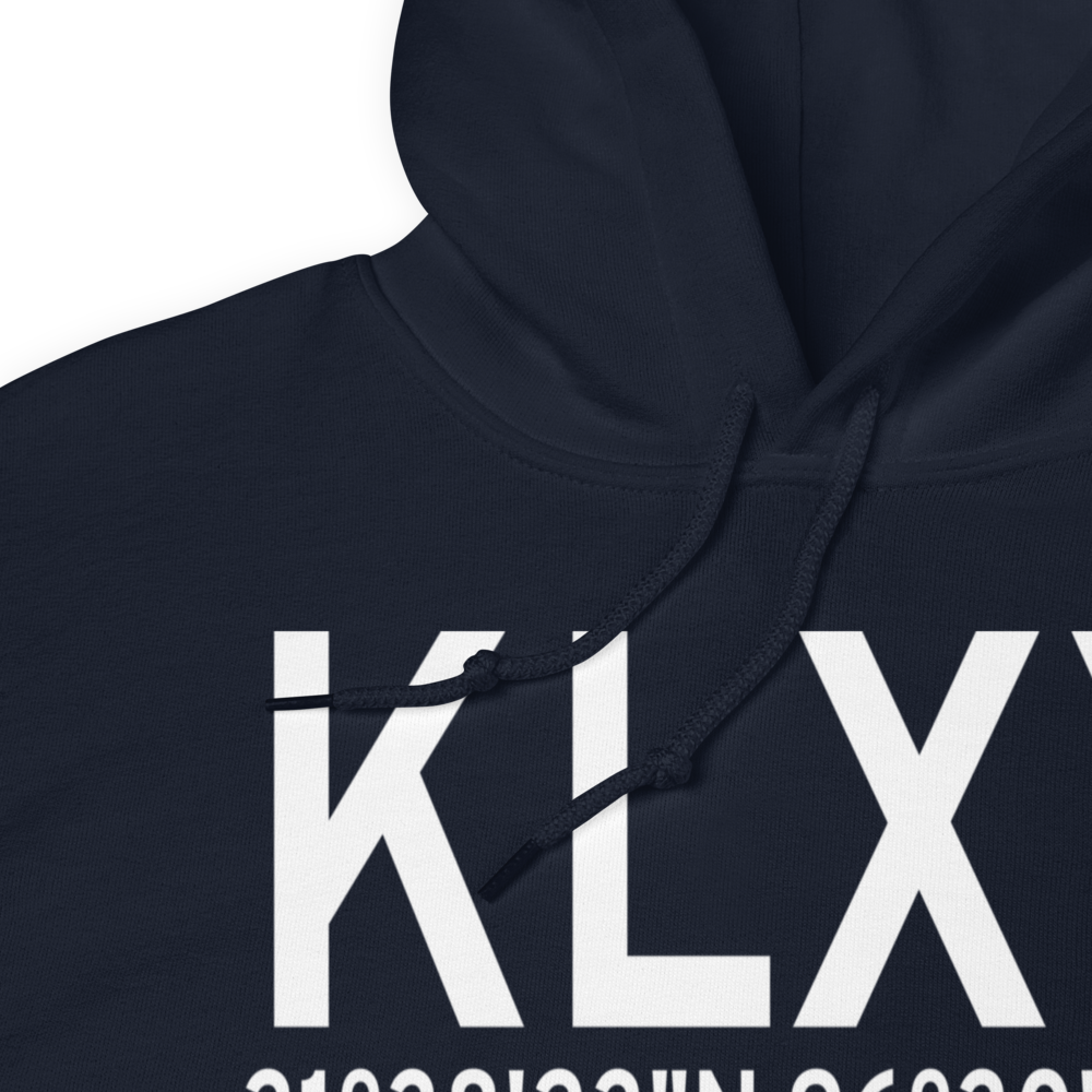 Mexia Limestone County Airport (KLXY) ICAO Hoodie Sweatshirt 