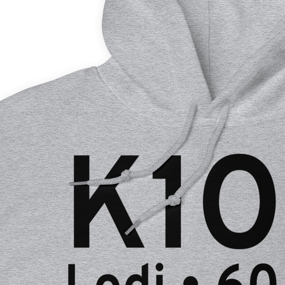 Lodi Airport (K1O3) ICAO Hoodie Sweatshirt 