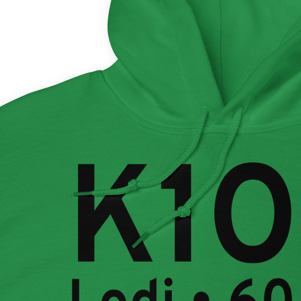 Lodi Airport (K1O3) ICAO Hoodie Sweatshirt 