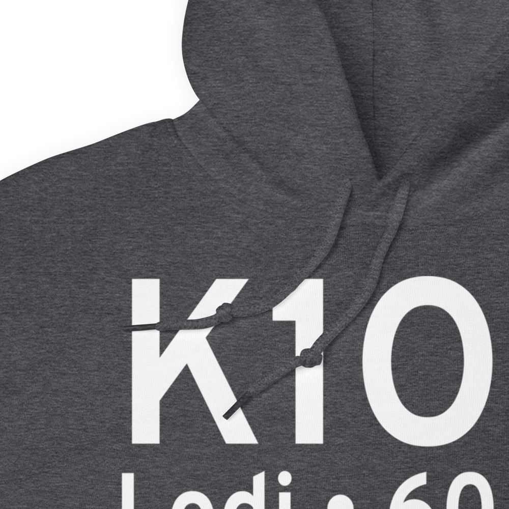 Lodi Airport (K1O3) ICAO Hoodie Sweatshirt 