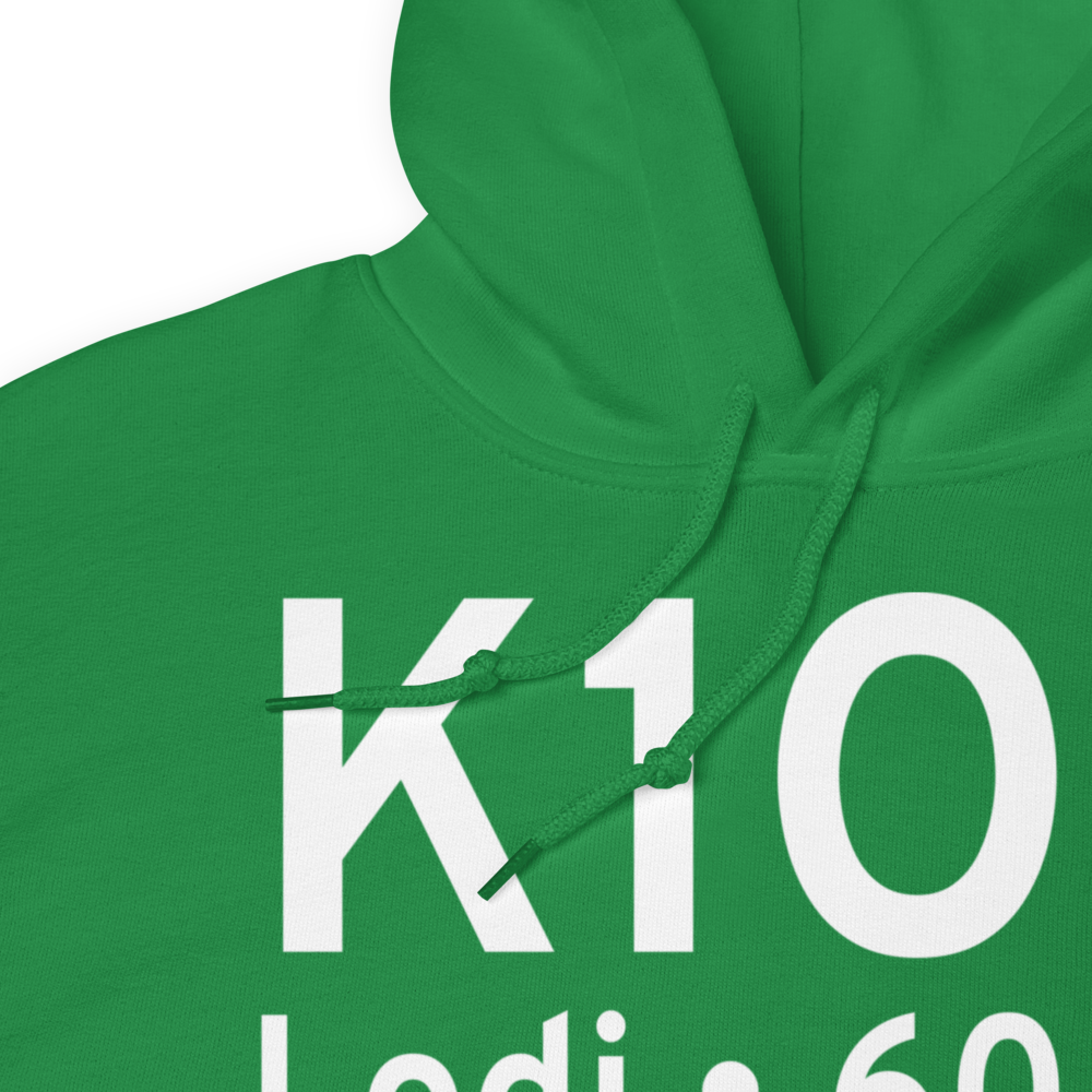Lodi Airport (K1O3) ICAO Hoodie Sweatshirt 