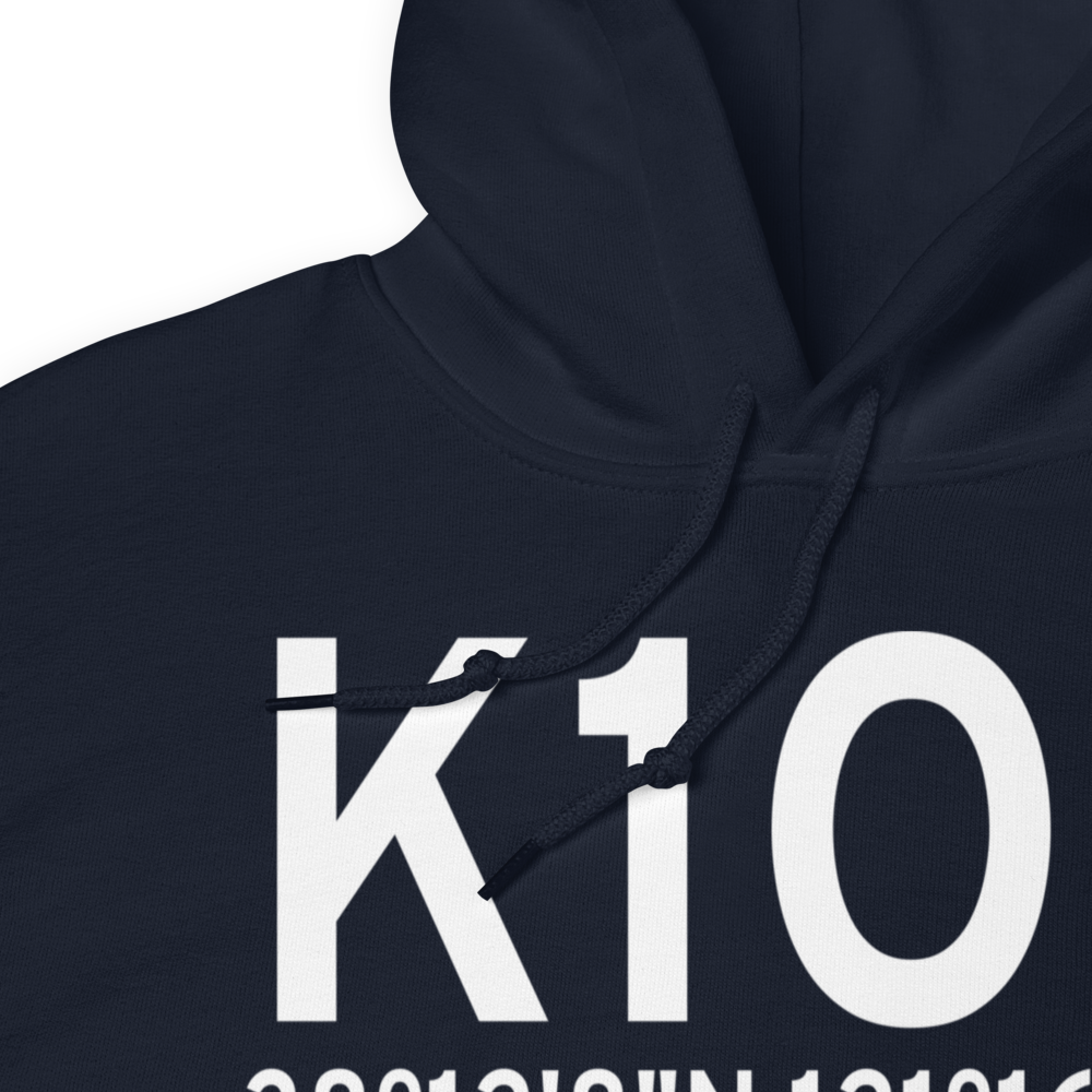 Lodi Airport (K1O3) ICAO Hoodie Sweatshirt 