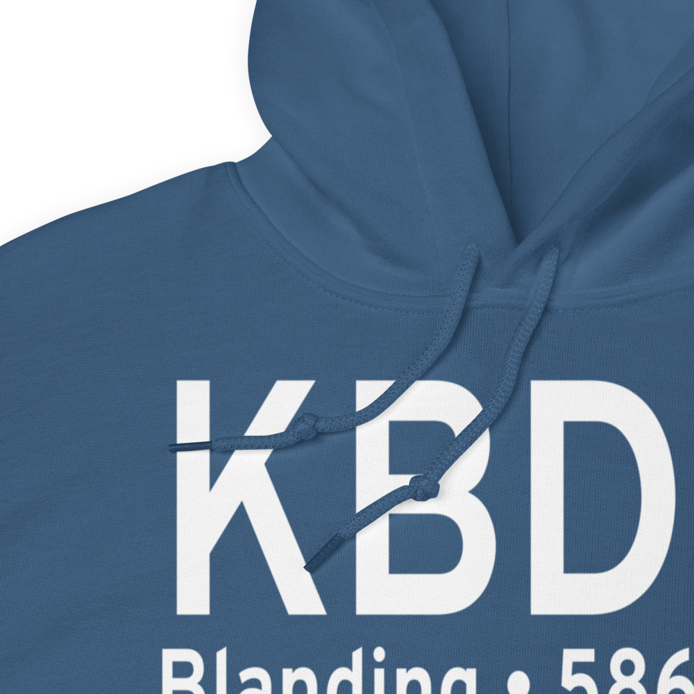 Blanding Municipal Airport (KBDG) ICAO Hoodie Sweatshirt 