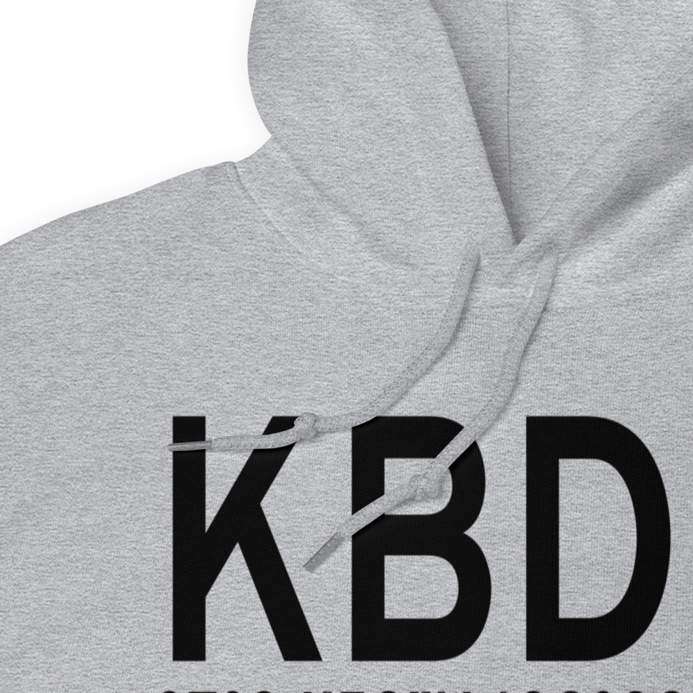 Blanding Municipal Airport (KBDG) ICAO Hoodie Sweatshirt 