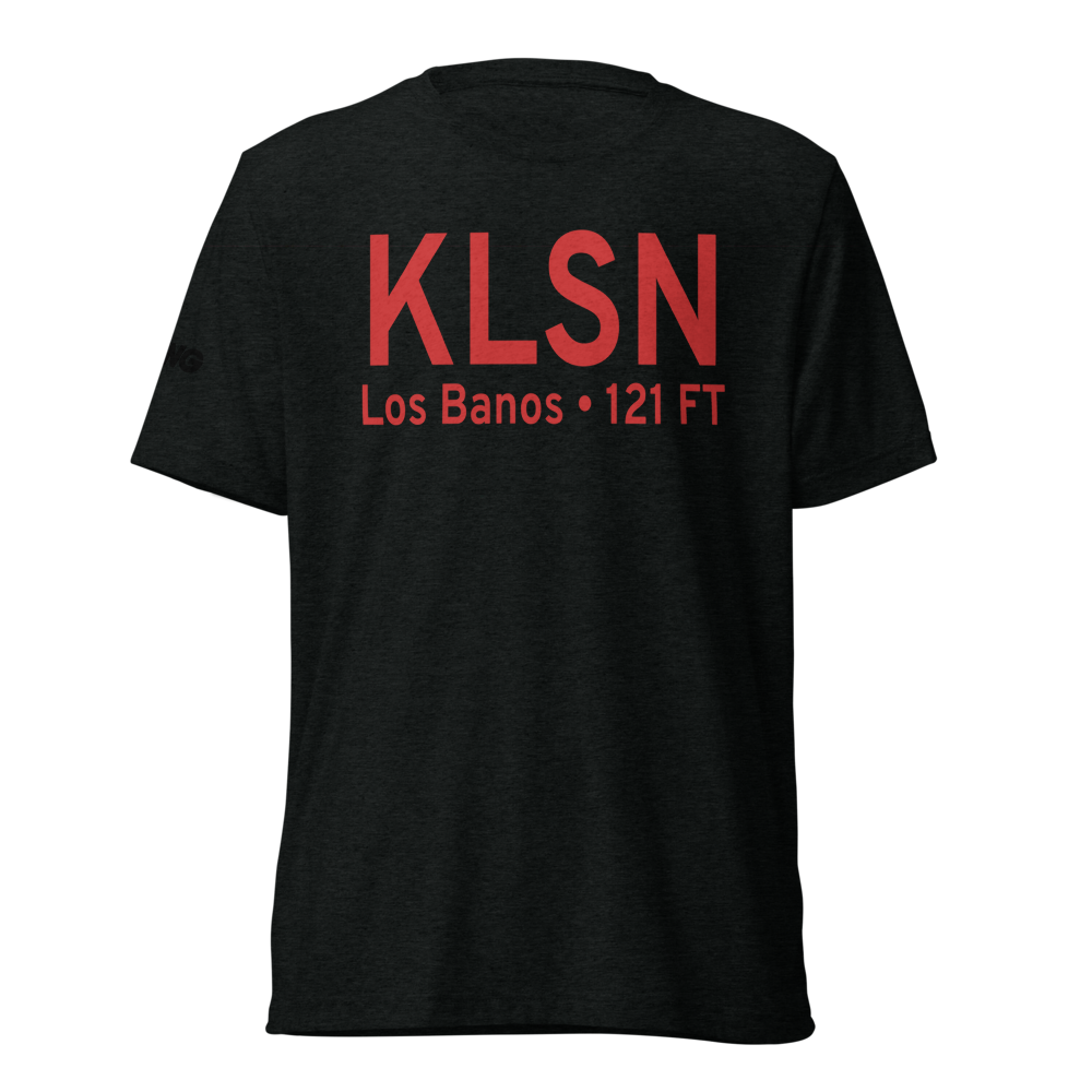 Los Banos Municipal Airport (KLSN) ICAO Tri-blend T-Shirt 