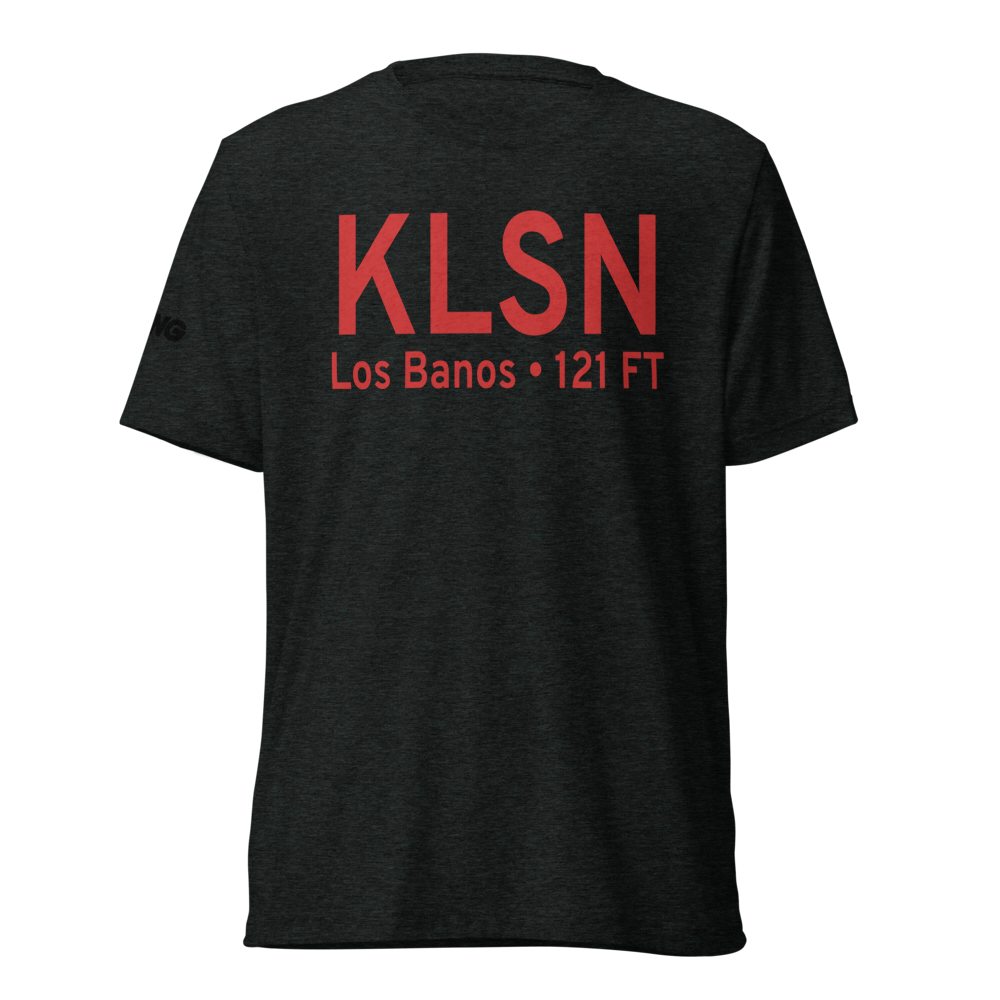 Los Banos Municipal Airport (KLSN) ICAO Tri-blend T-Shirt 