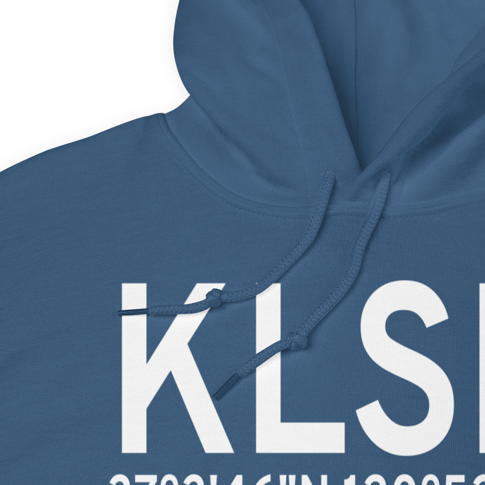 Los Banos Municipal Airport (KLSN) ICAO Hoodie Sweatshirt 