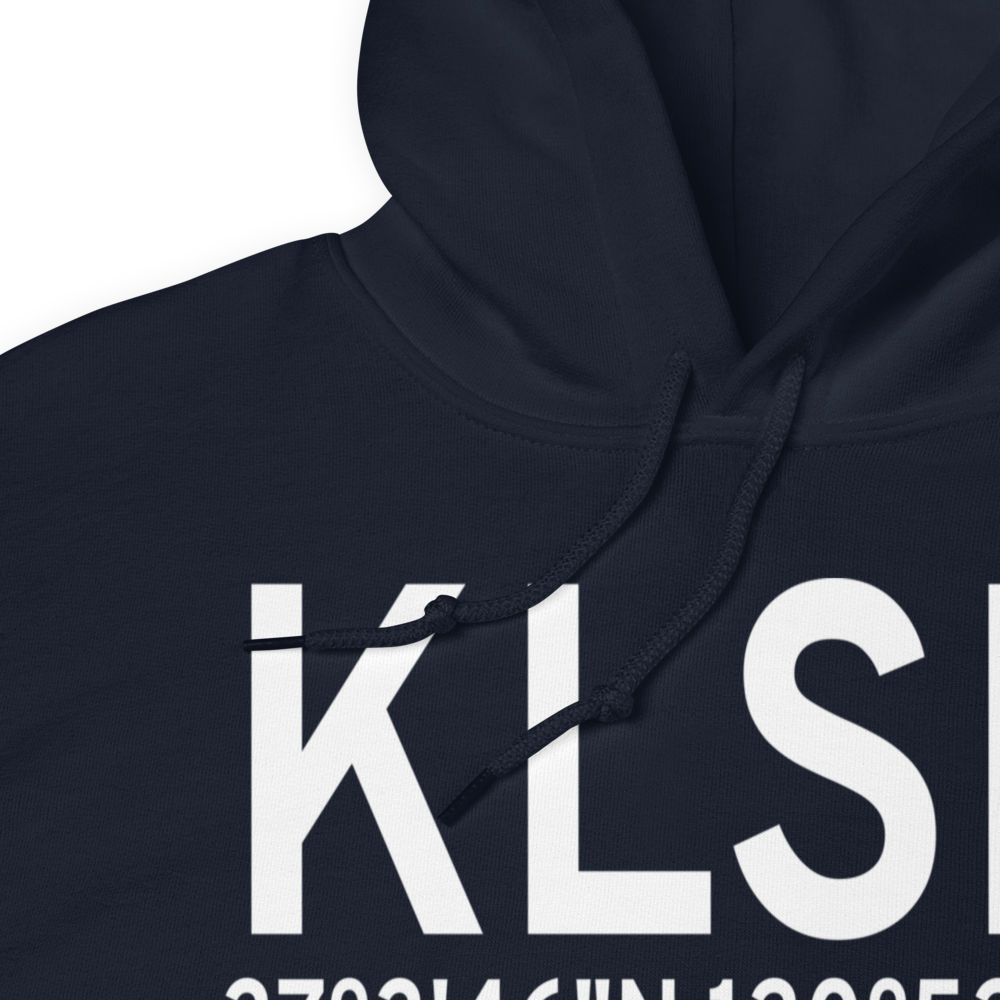 Los Banos Municipal Airport (KLSN) ICAO Hoodie Sweatshirt 