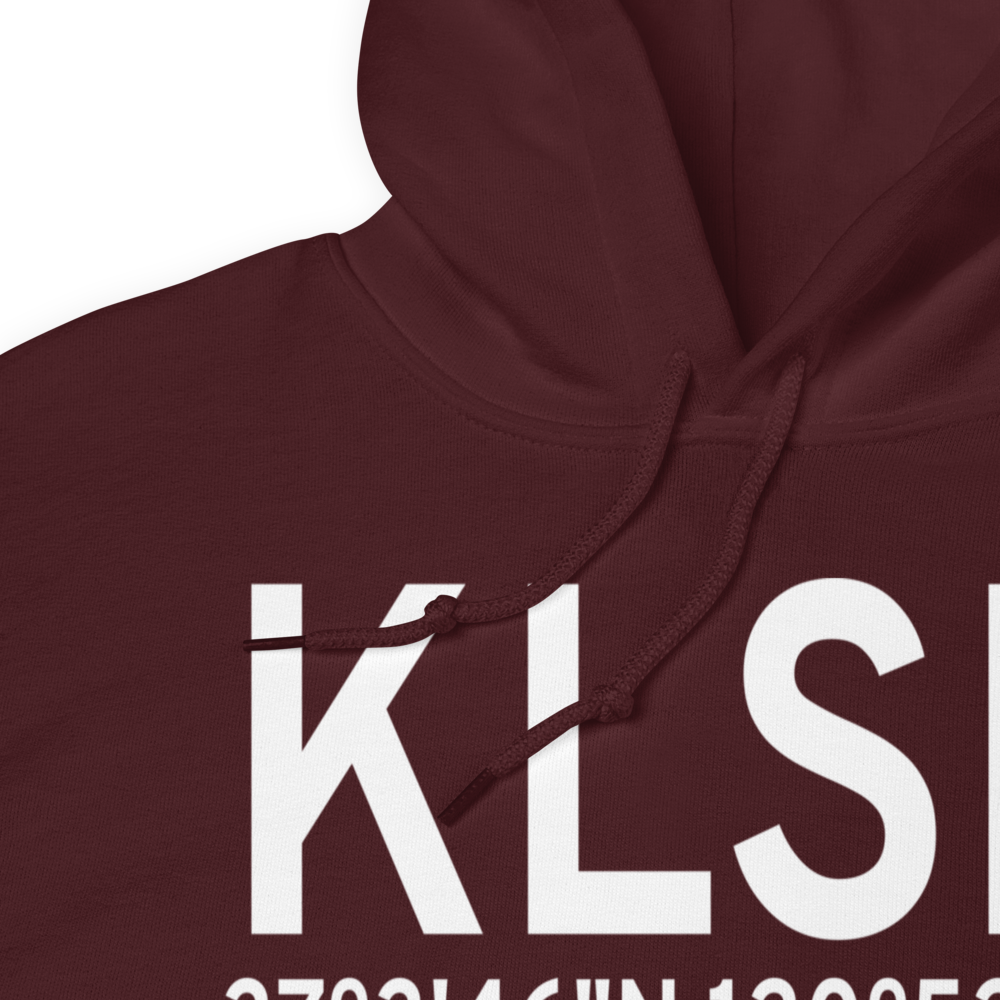 Los Banos Municipal Airport (KLSN) ICAO Hoodie Sweatshirt 