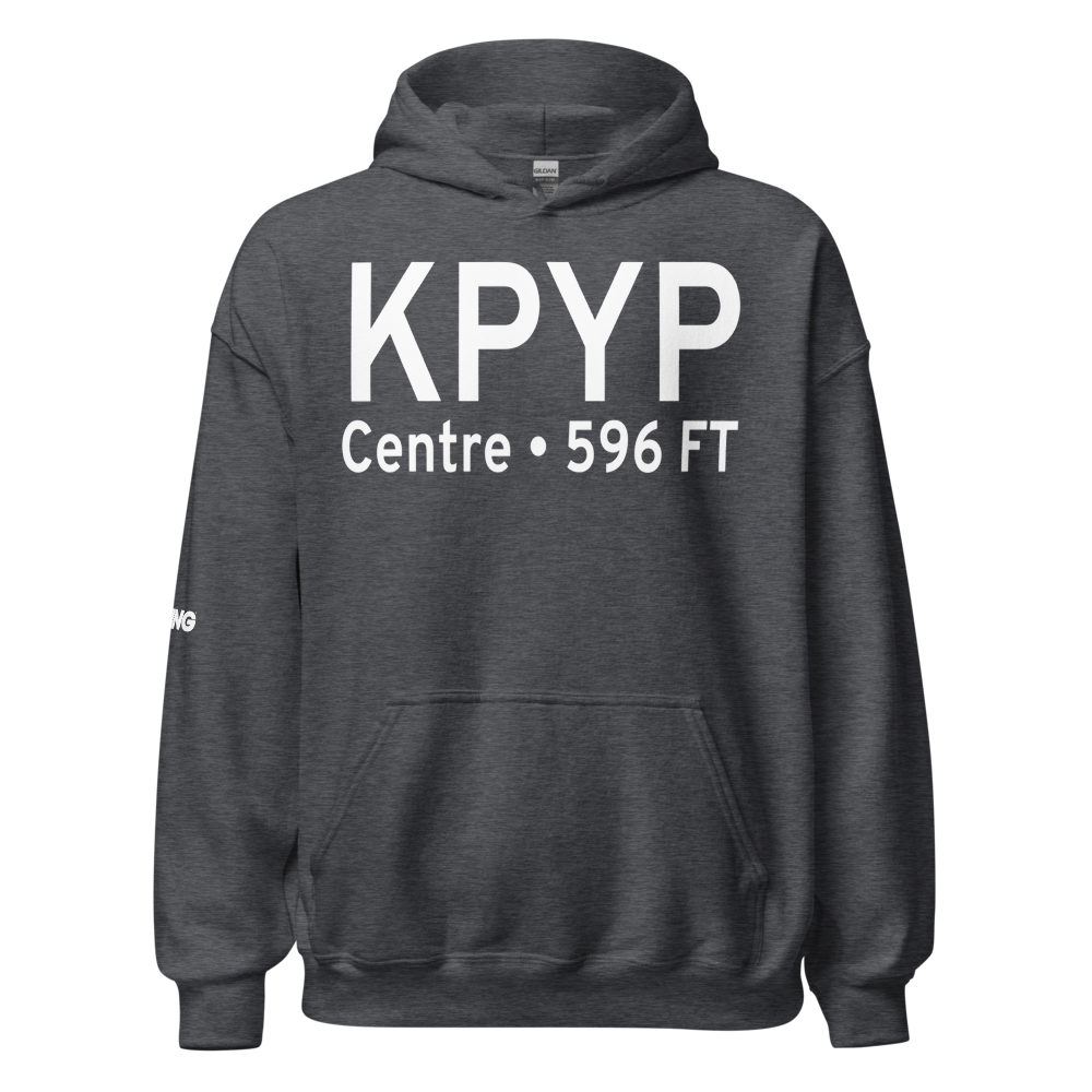 Centre-Piedmont-Cherokee County Regional Airport (KPYP) ICAO Hoodie Sweatshirt 