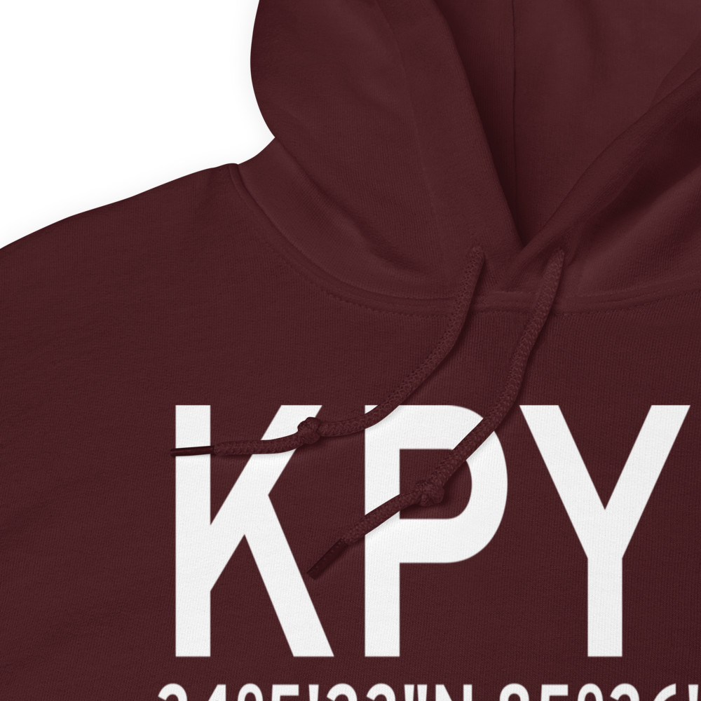 Centre-Piedmont-Cherokee County Regional Airport (KPYP) ICAO Hoodie Sweatshirt 