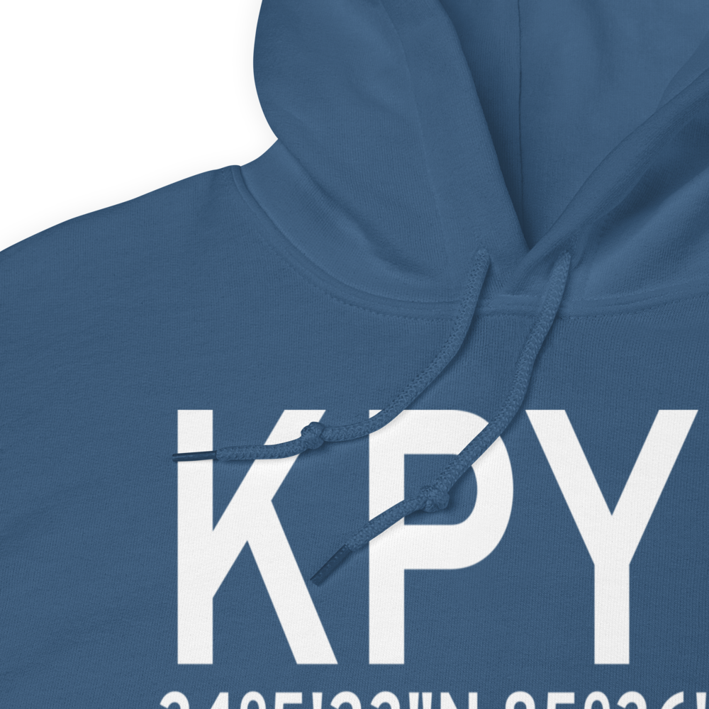 Centre-Piedmont-Cherokee County Regional Airport (KPYP) ICAO Hoodie Sweatshirt 
