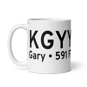 Gary Chicago International Airport (KGYY) ICAO Mug