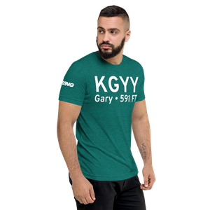 Gary Chicago International Airport (KGYY) ICAO Tri-blend T-Shirt