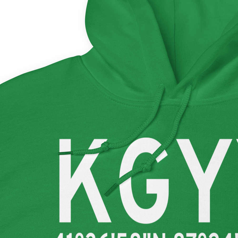 Gary Chicago International Airport (KGYY) ICAO Hoodie Sweatshirt 