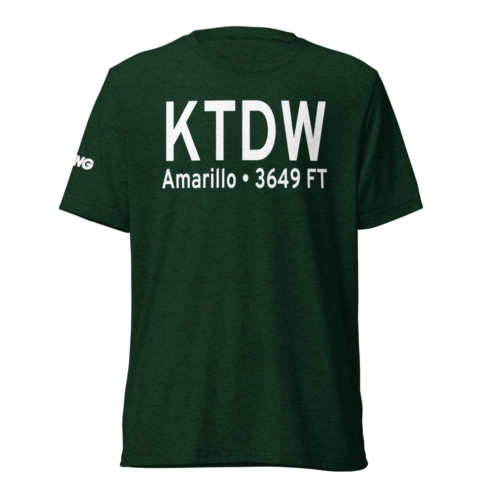 Tradewind Airport (KTDW) ICAO Tri-blend T-Shirt 