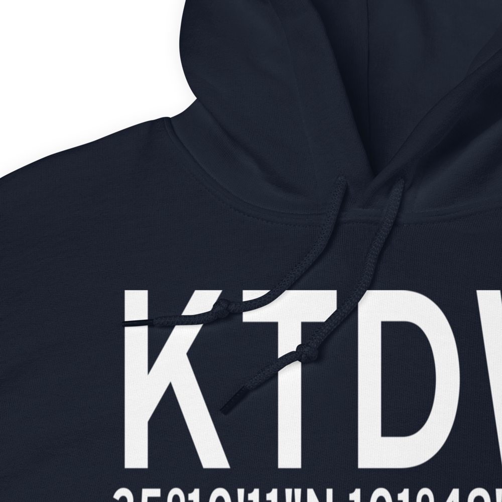 Tradewind Airport (KTDW) ICAO Hoodie Sweatshirt 