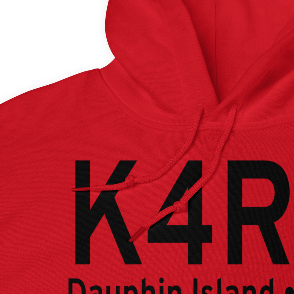 Dauphin Island Airport (K4R9) ICAO Hoodie Sweatshirt 