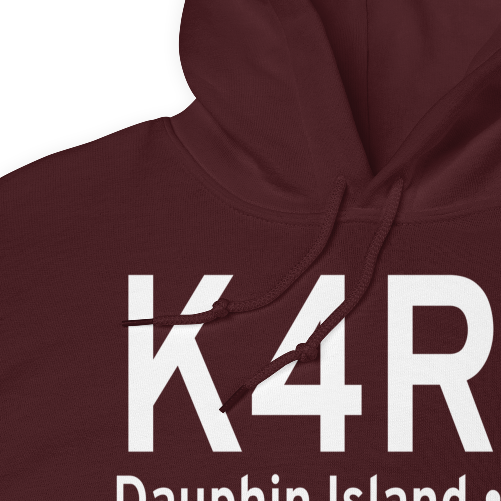 Dauphin Island Airport (K4R9) ICAO Hoodie Sweatshirt 