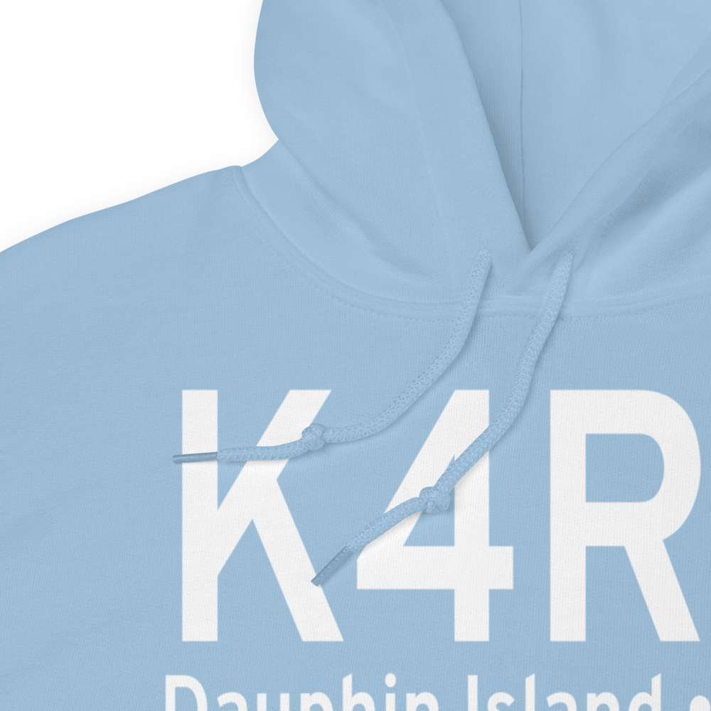 Dauphin Island Airport (K4R9) ICAO Hoodie Sweatshirt 