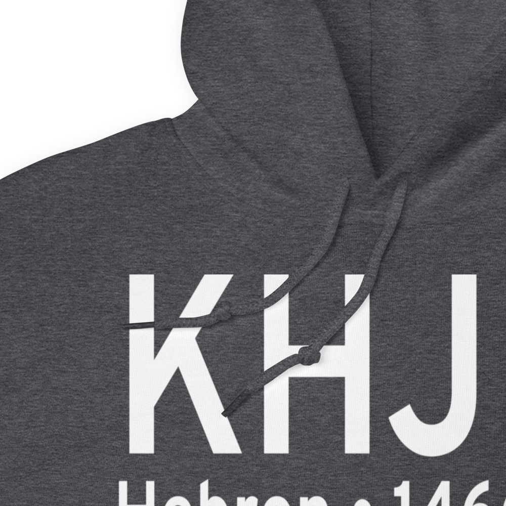 Hebron Municipal Airport (KHJH) ICAO Hoodie Sweatshirt 