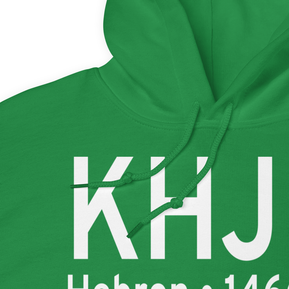 Hebron Municipal Airport (KHJH) ICAO Hoodie Sweatshirt 