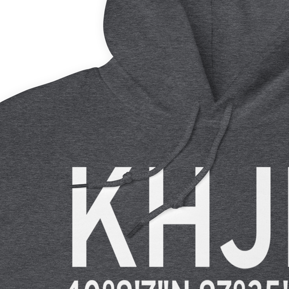 Hebron Municipal Airport (KHJH) ICAO Hoodie Sweatshirt 