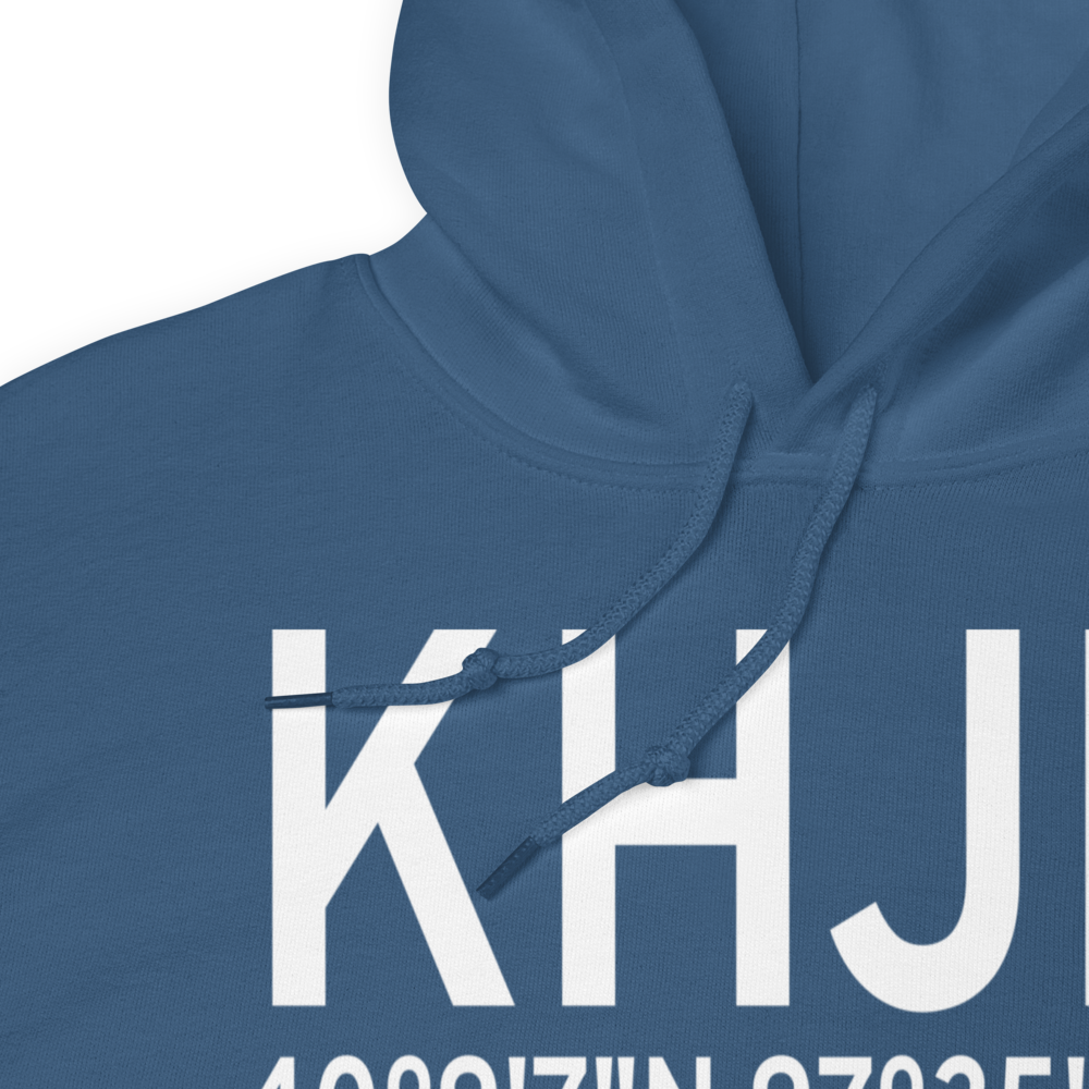 Hebron Municipal Airport (KHJH) ICAO Hoodie Sweatshirt 