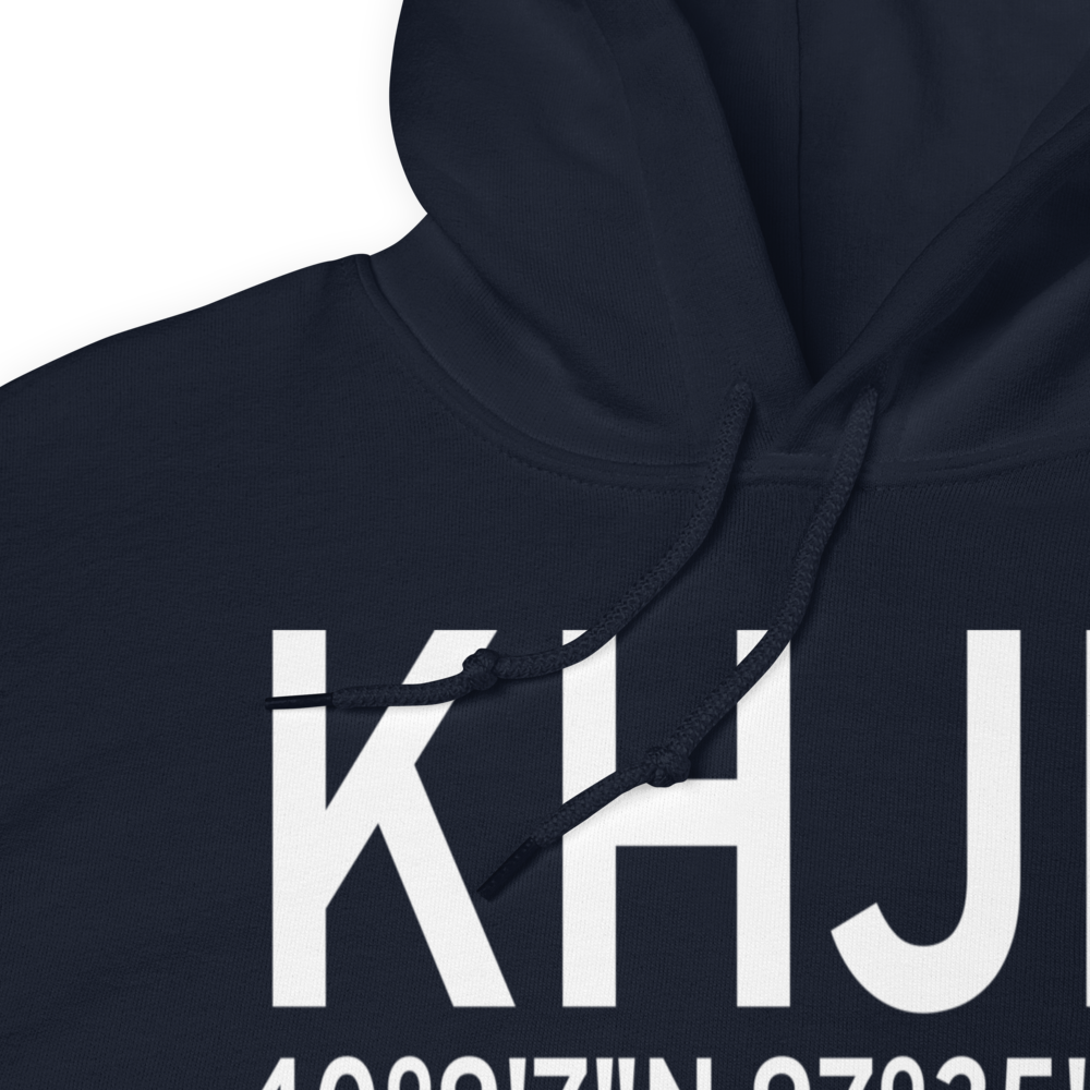 Hebron Municipal Airport (KHJH) ICAO Hoodie Sweatshirt 
