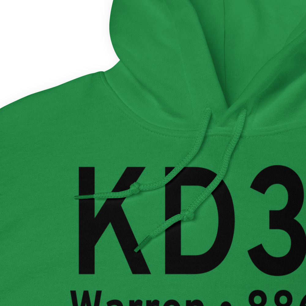 Warren Municipal Airport (KD37) ICAO Hoodie Sweatshirt 