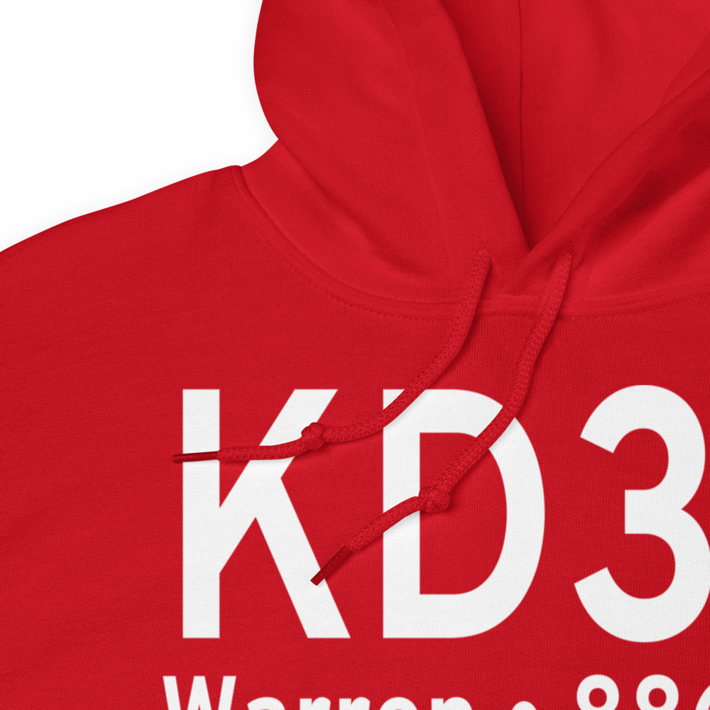 Warren Municipal Airport (KD37) ICAO Hoodie Sweatshirt 
