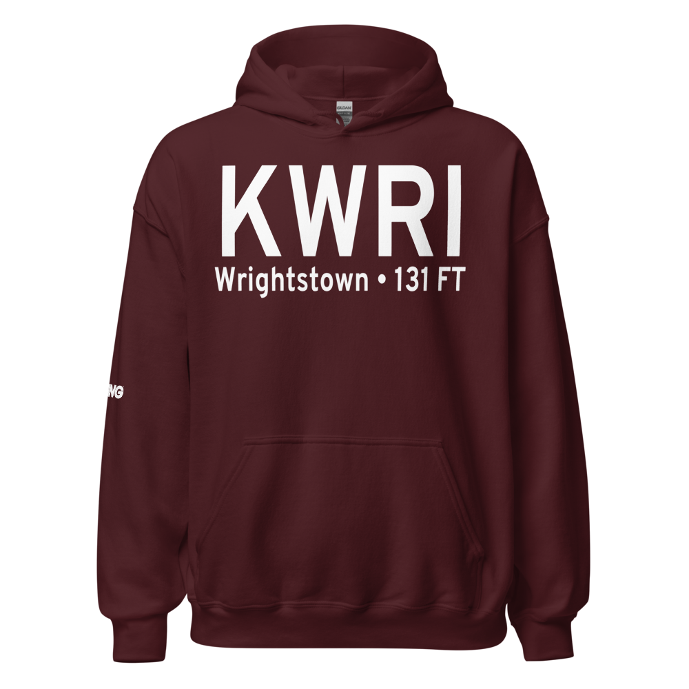 Mc Guire Air Force Base (KWRI) ICAO Hoodie Sweatshirt 