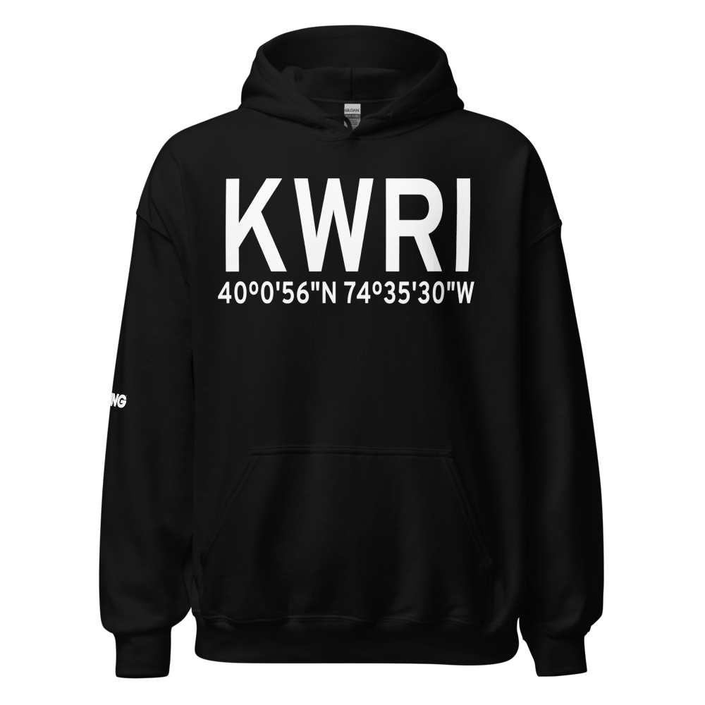 Mc Guire Air Force Base (KWRI) ICAO Hoodie Sweatshirt 