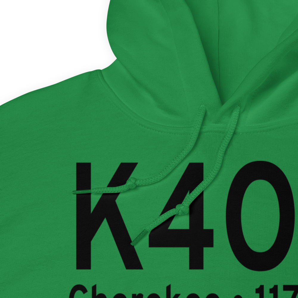 Cherokee Municipal Airport (K4O5) ICAO Hoodie Sweatshirt 
