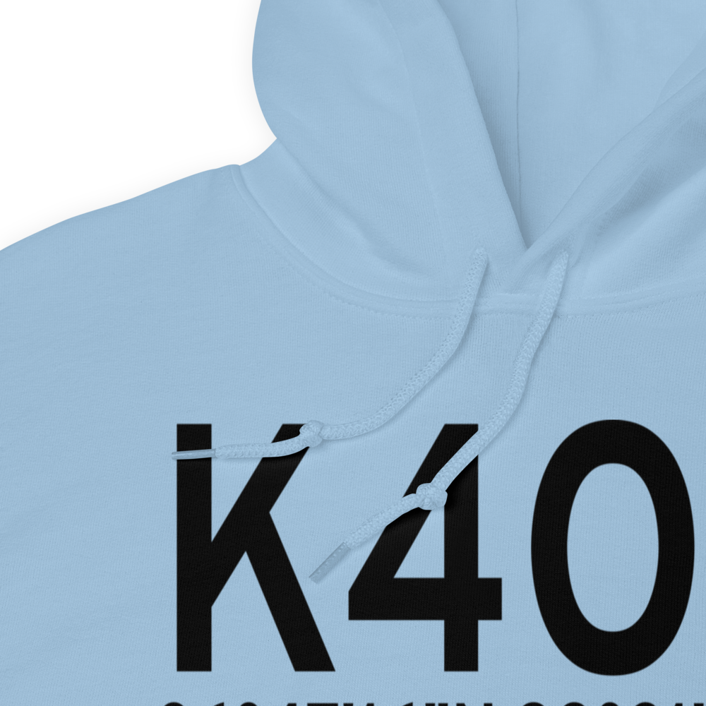 Cherokee Municipal Airport (K4O5) ICAO Hoodie Sweatshirt 
