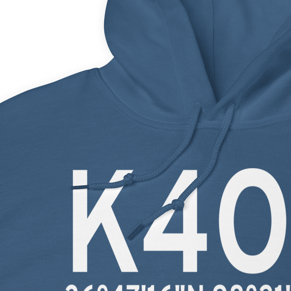 Cherokee Municipal Airport (K4O5) ICAO Hoodie Sweatshirt 
