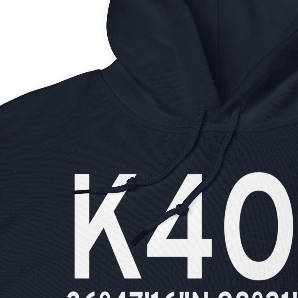 Cherokee Municipal Airport (K4O5) ICAO Hoodie Sweatshirt 