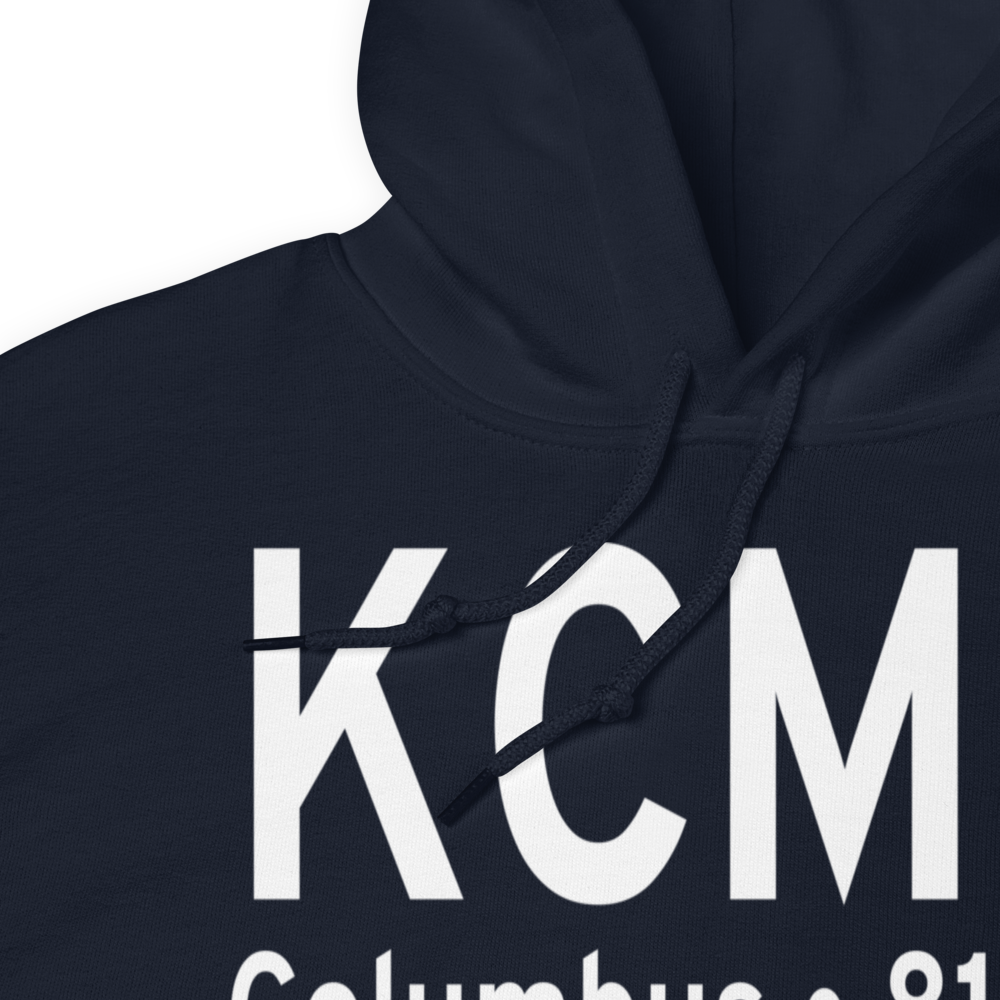 John Glenn Columbus International Airport (KCMH) ICAO Hoodie Sweatshirt 