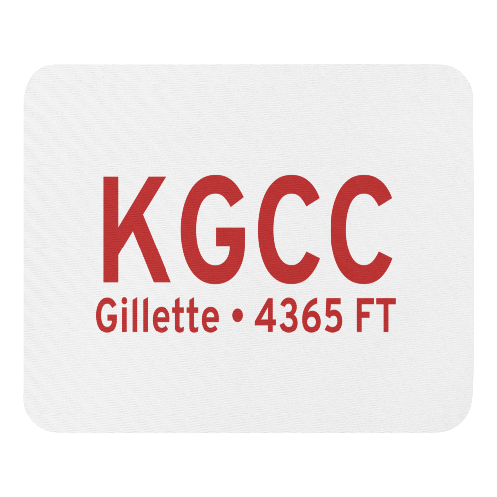 Gillette Campbell County Airport (KGCC) ICAO  Mouse Pad 