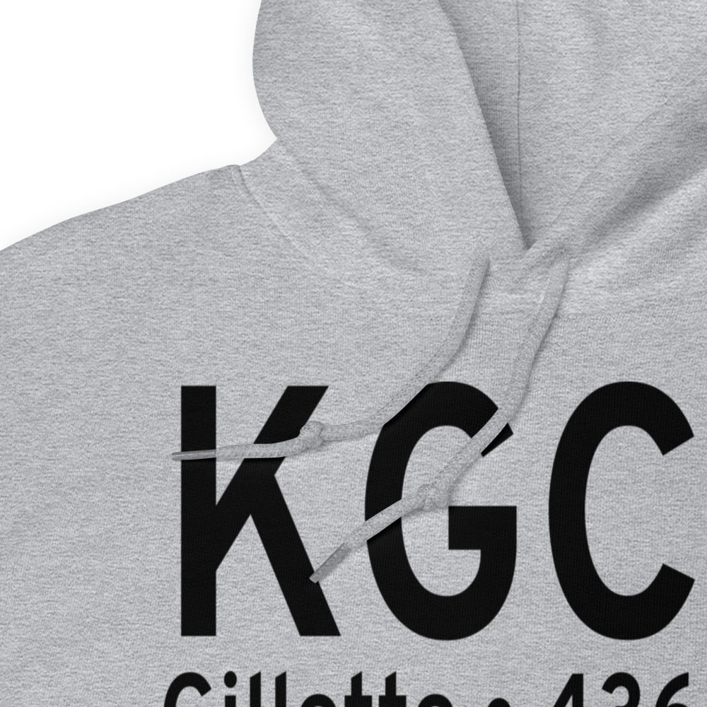 Gillette Campbell County Airport (KGCC) ICAO Hoodie Sweatshirt 