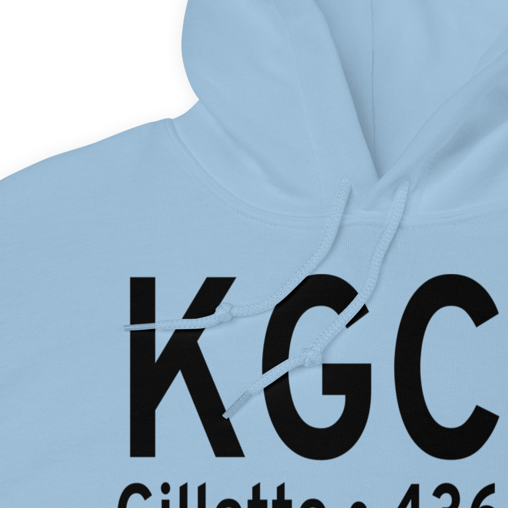 Gillette Campbell County Airport (KGCC) ICAO Hoodie Sweatshirt 