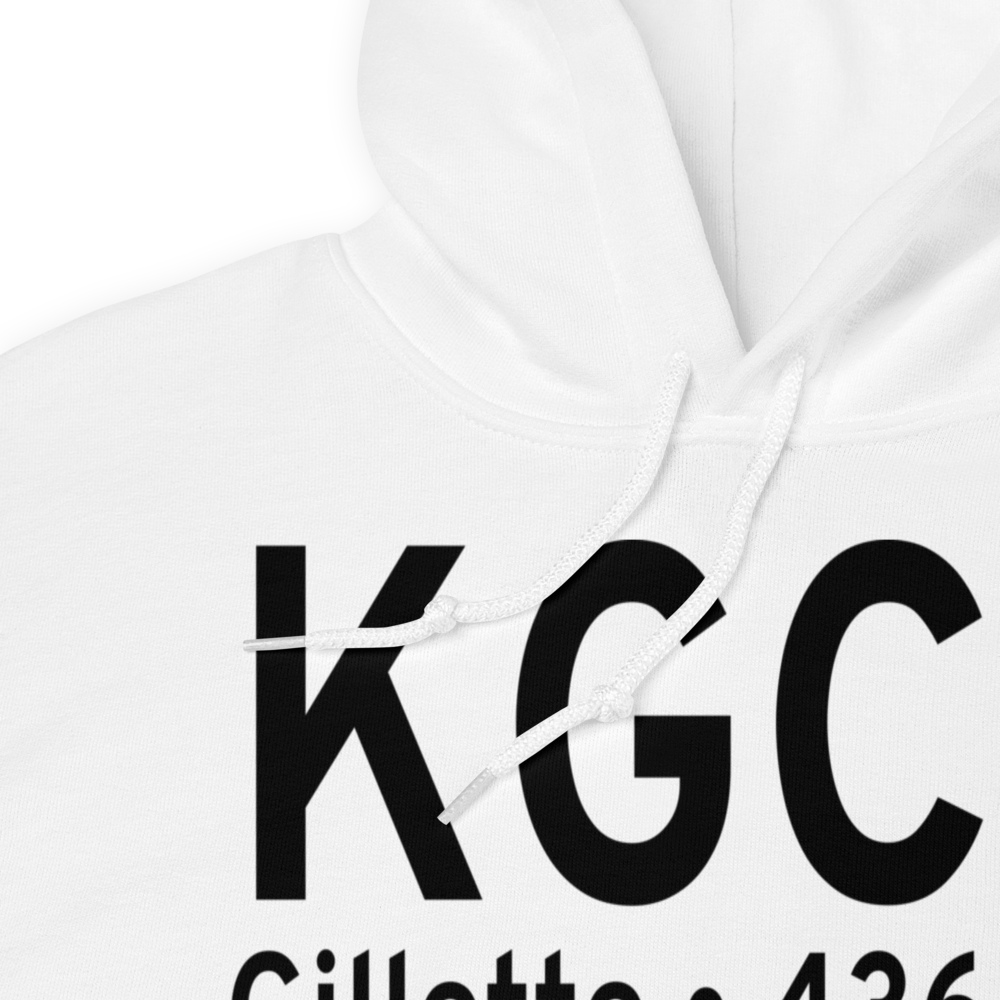 Gillette Campbell County Airport (KGCC) ICAO Hoodie Sweatshirt 