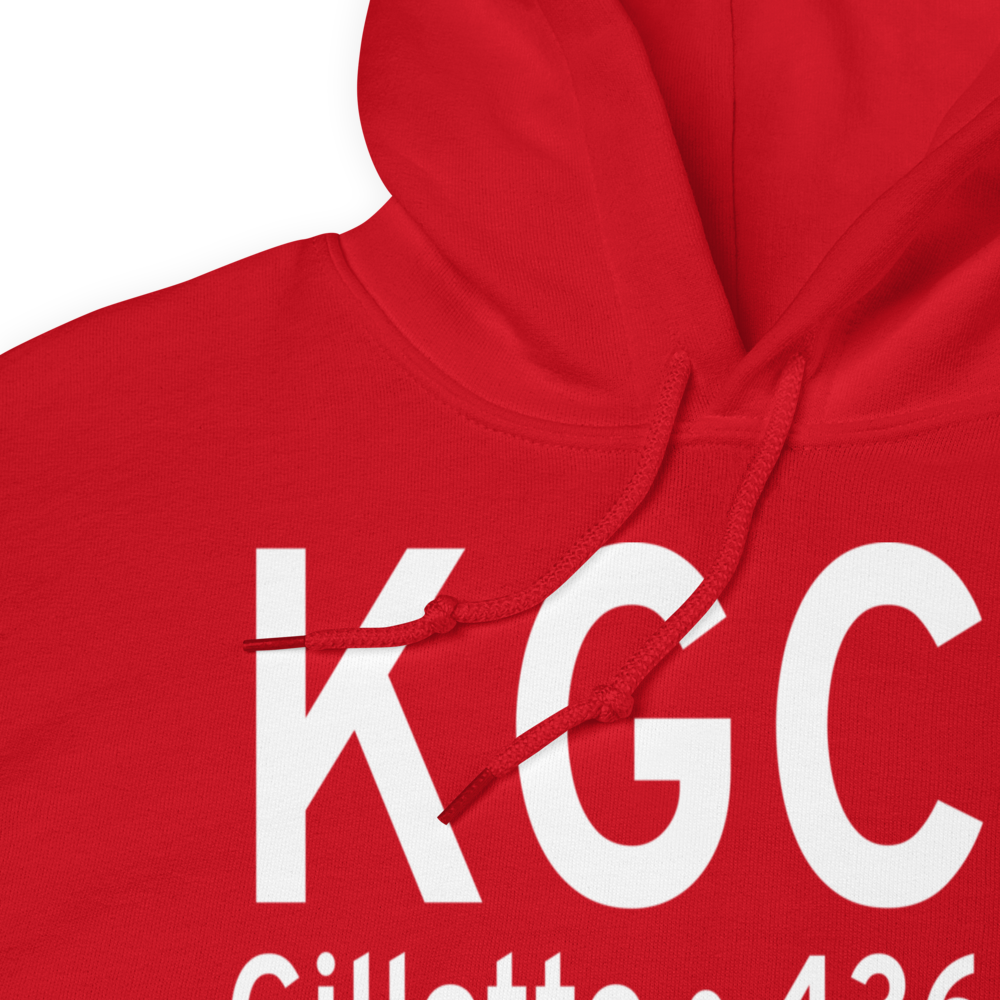 Gillette Campbell County Airport (KGCC) ICAO Hoodie Sweatshirt 
